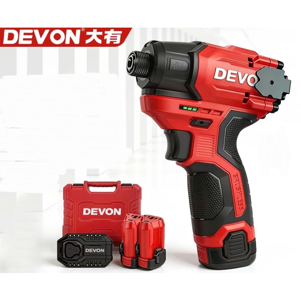 máy bắn vít DEVON 12v nhỏ gọn ( BẢN Q) (cell Samsung 20R)