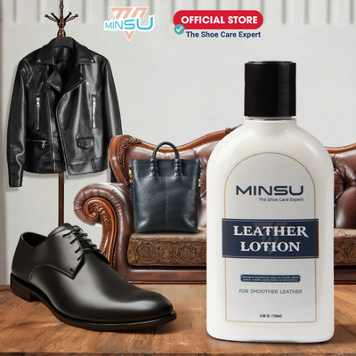 Leather Lotion MINSU M7968 Kem Dưỡng & Làm Mềm Da Giúp Làm Sạch Nhẹ, Giữ Ẩm Cho Giày, Nội Thất Ô Tô, Túi Xách, Sofa.