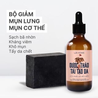 Bộ Giảm Mụn Lưng & Mụn Cơ Thể - Lá Home