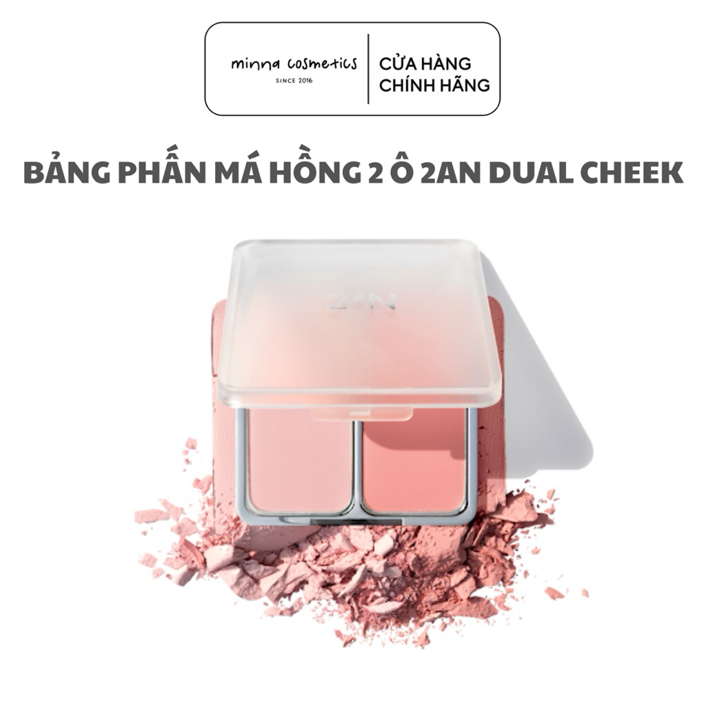[2an] BẢNG PHẤN MÁ 2aN DUAL CHEEK