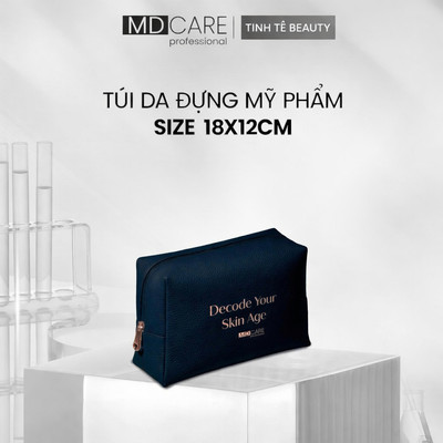 [QUÀ TẶNG KHÔNG BÁN] Túi da đựng mỹ phẩm MD CARE Professional