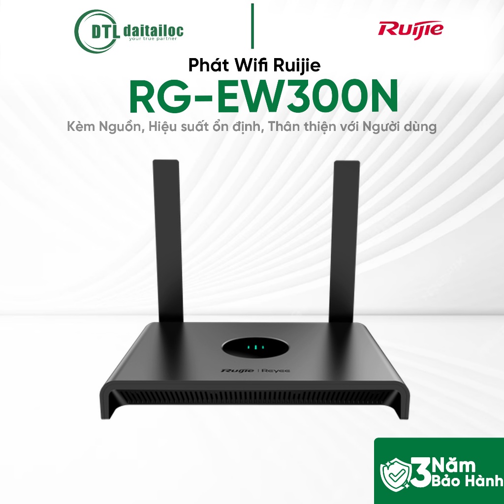 Phát Wifi Ruijie RG-EW300N Hiệu suất ổn định | Chính Hãng | Bảo Hành 36 Tháng