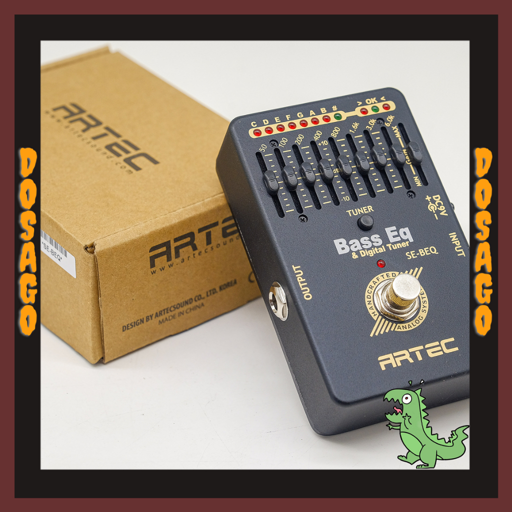 Chính hãng SE-GEQ và SE-BEQ Artec EQ pedal hiệu chỉnh sâu dải tần âm với 8 band EQ + 1 gain + tuner 