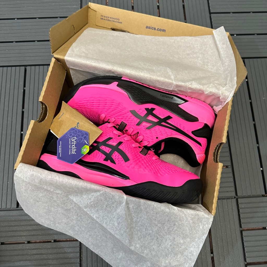 Giày Pickleball/Tennis -  GEL 9 HỒNG ĐEN (HỒNG ĐẬM) - 93 SNEAKER