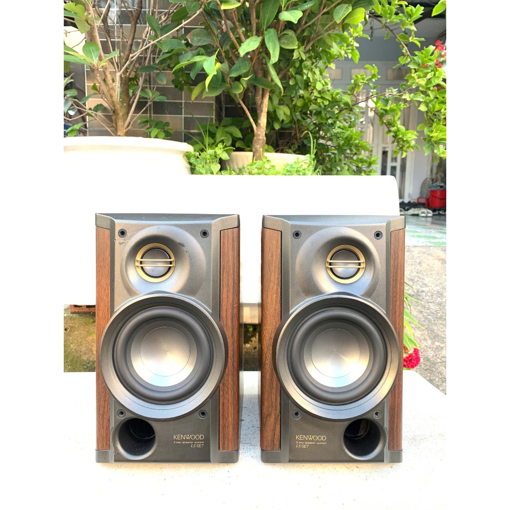 Bán cặp loa  Booksheolf nghe nhạc Kenwood LS - SE7 bãi nhật về hát cực hay  hàng bãi nhật về  (02)