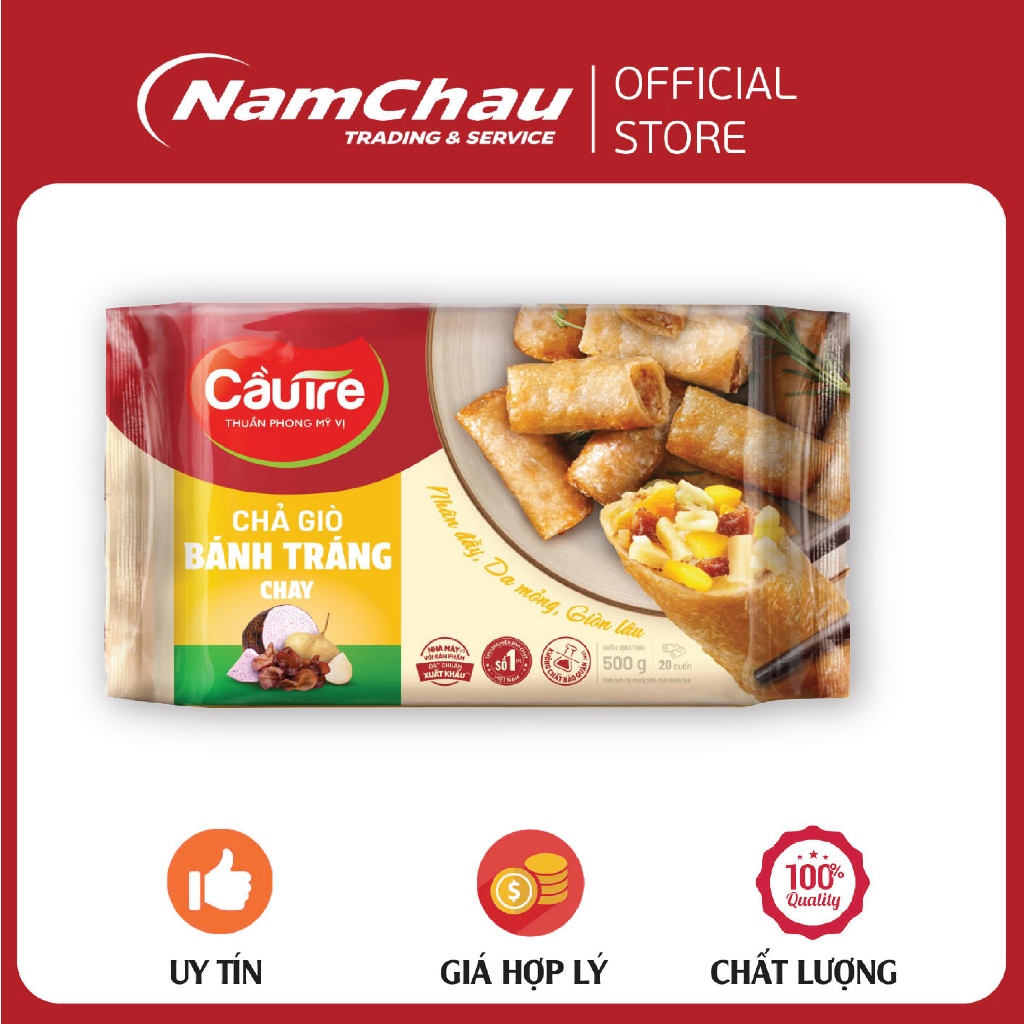 Chả giò chay Cầu Tre (CJ Food) gói 500g [giao hàng hỏa tốc HN]