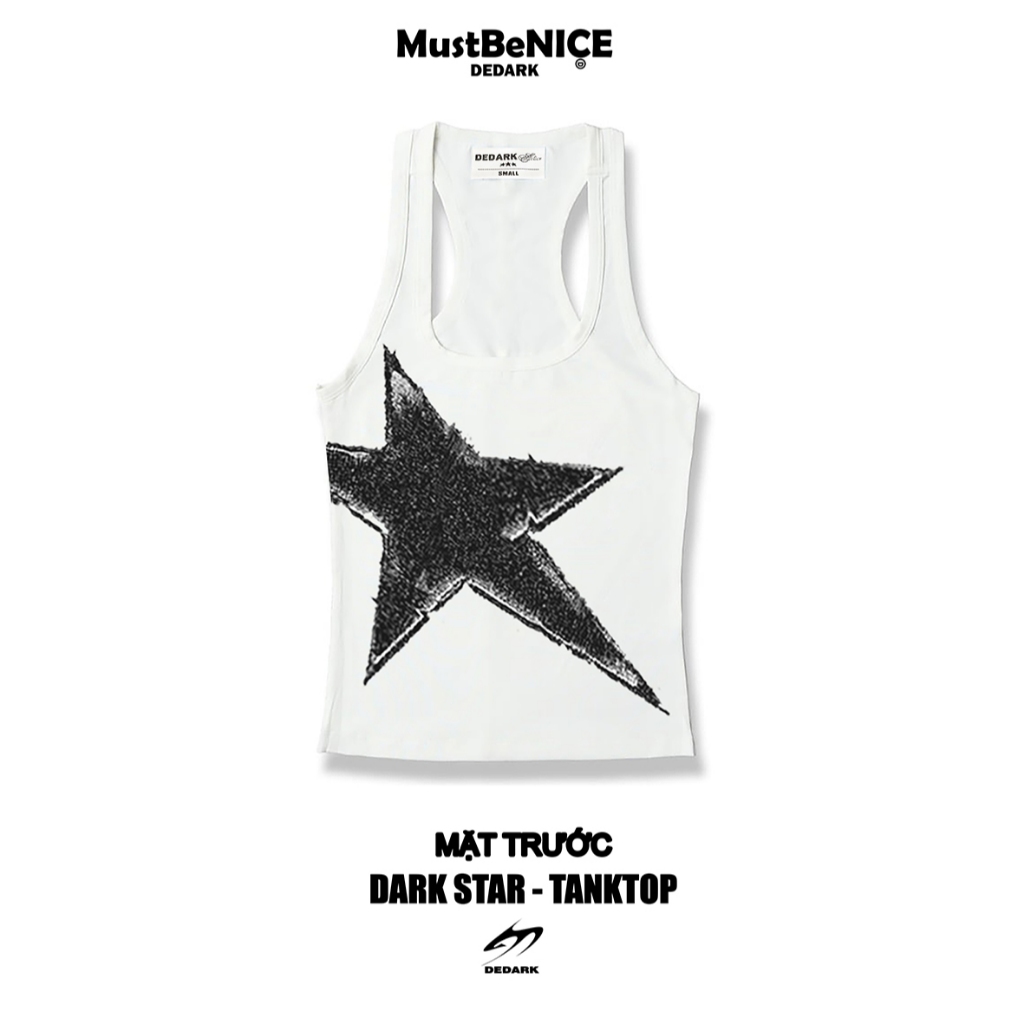 Áo thun nữ 3 lỗ 𝐃𝐀𝐑𝐊 𝐒𝐓𝐀𝐑 DEDARK TANKTOP