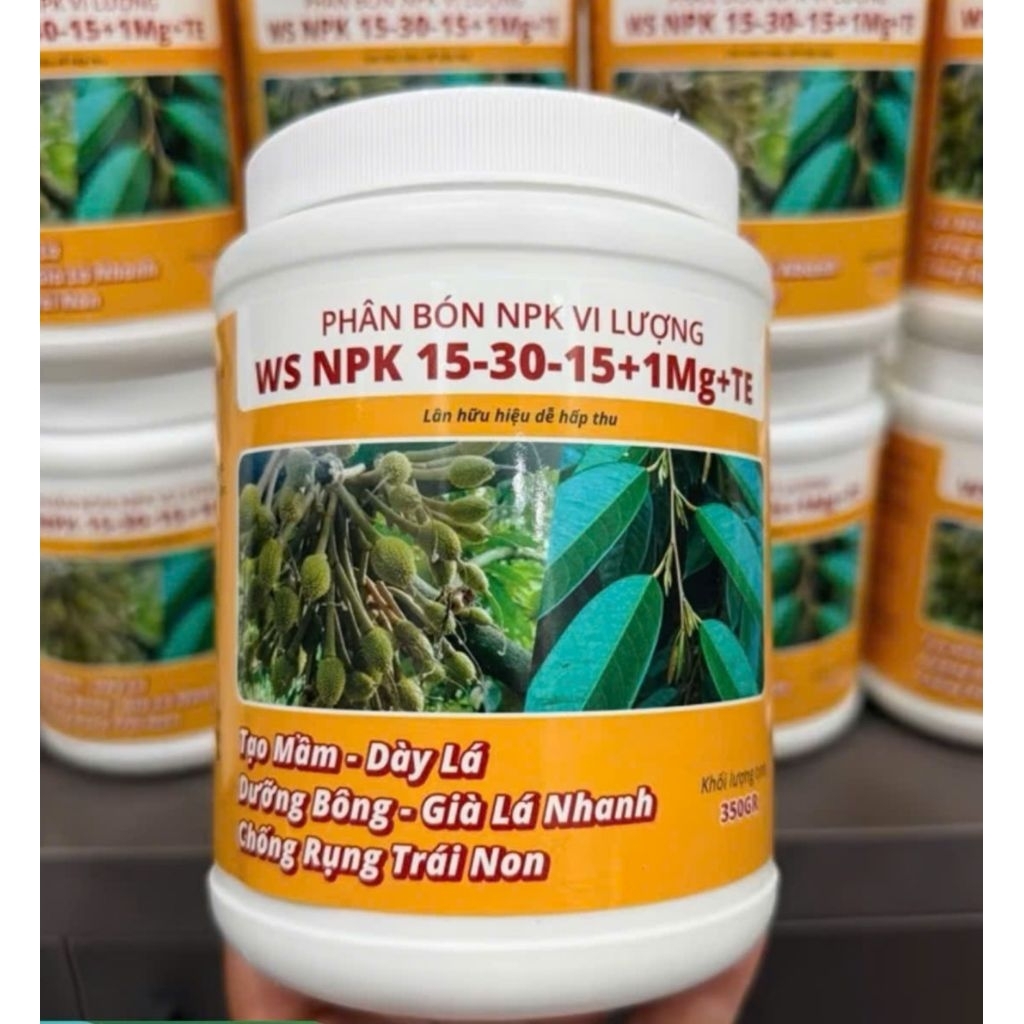 Npk vi lượng 15 30 15 + te 350gr