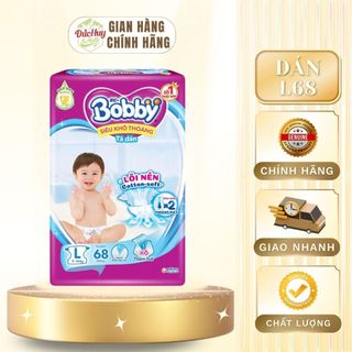 Tã Bỉm Dán Bobby Siêu Thấm M76/L68/XL62/XXL56