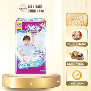 Tã Bỉm Dán Bobby Siêu Thấm M76/L68/XL62/XXL56