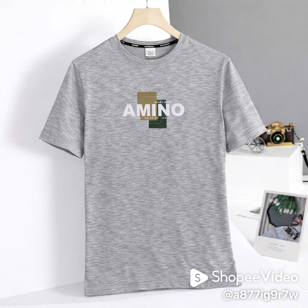 AMINO Áo thun nam TShirt Basic thun lạnh mềm mại XSPORT