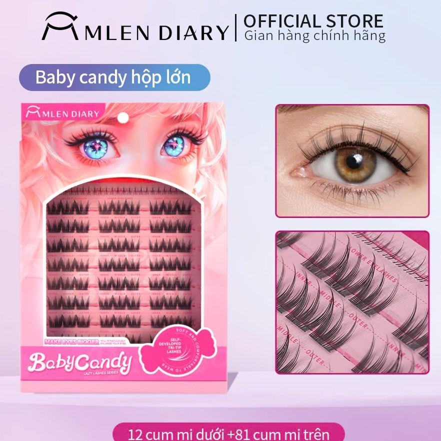 Mi Baby Candy MLEN DIARY – Mềm mại, mỏng nhẹ, tái sử dụng lại được | BLINK HOUSE