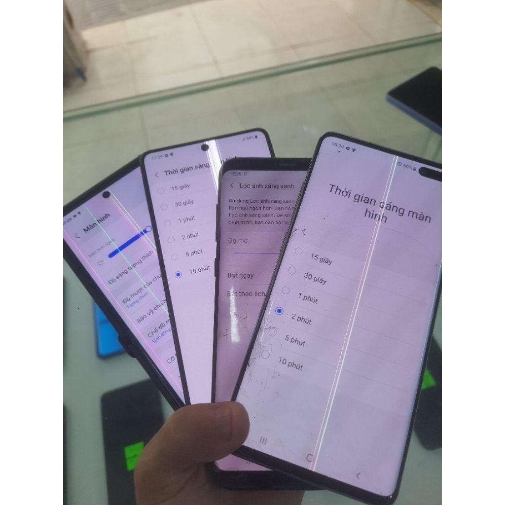 Điện thoại cũ sọc màn S21FE,S10,S10 lite,S8+,note 20,note 8,zflip 3,mi note 13 pro chơi game,chạy de