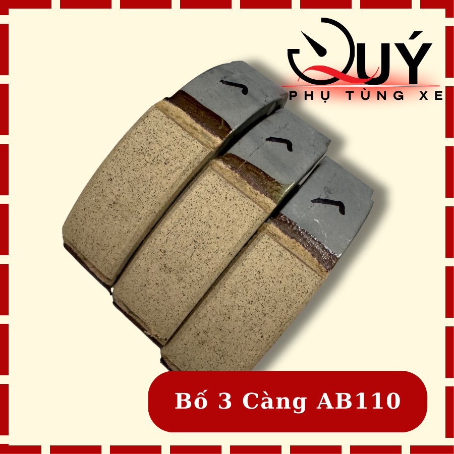 Bố 3 Càng AB110-125-150-160cc 4Val - SHVN2020-2025 4Val- LEAd125 2022 -  SHMode2020 - PCX 4val - Var