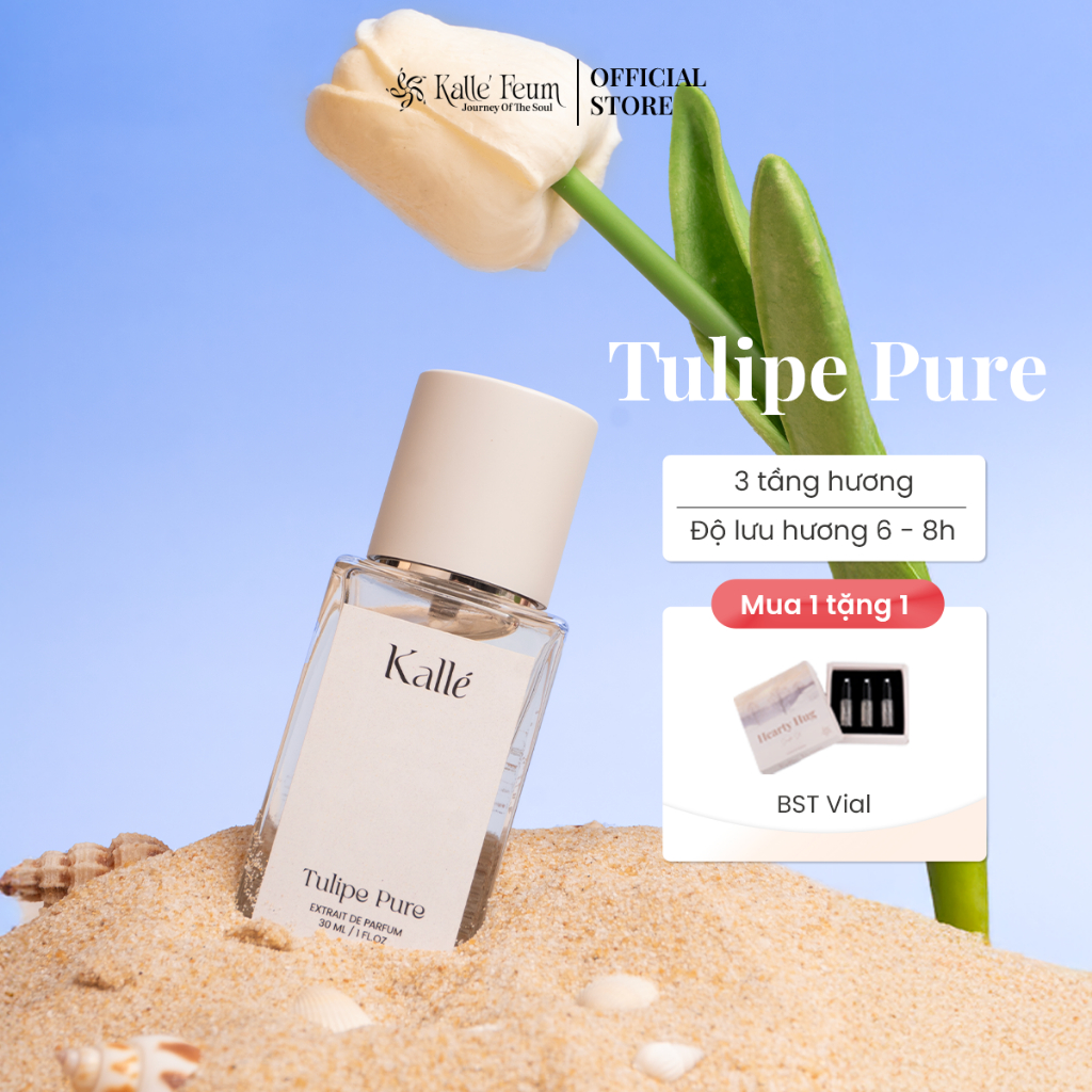 Tinh Dầu Nước Hoa Nữ TULIPE PURE Mùi Hương Dịu Dàng, Tươi Mới Phù Hợp Sử Dụng Hàng Ngày Dạng Xịt | Kalle' Feum