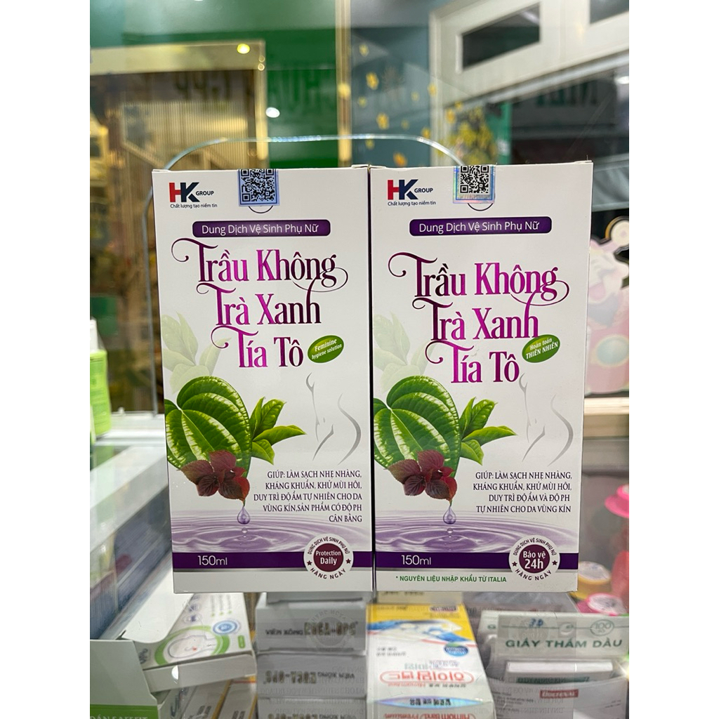Ddvs Trầu không Trà xanh Tía tô