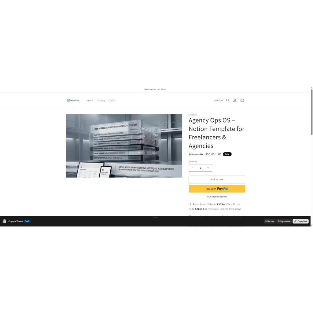 Agency Ops OS – Notion Template for Freelancers & Agencies - Quản lý dự án