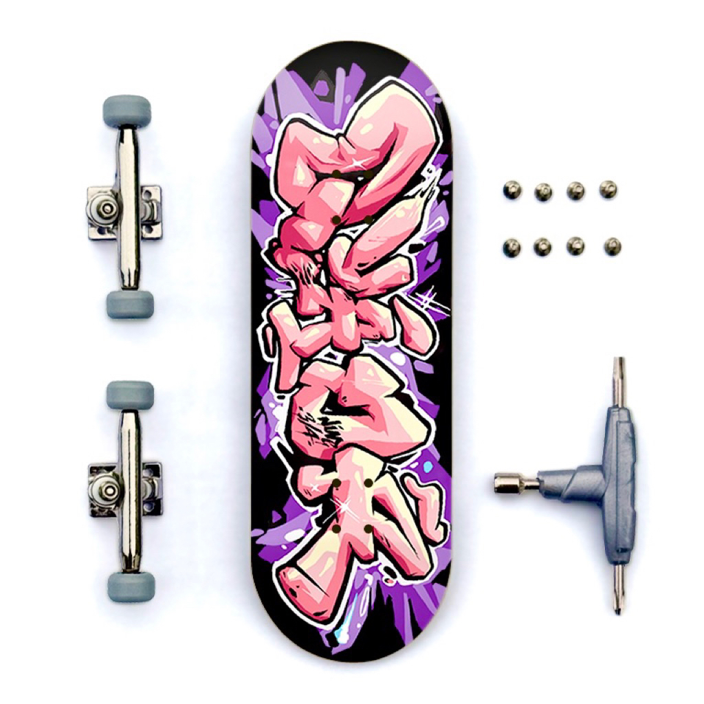 ván trượt ngón tay gỗ nguyên bộ Nâng Cao 32-34MM NINE3/4 | Pro Fingerboard 32-34MM
