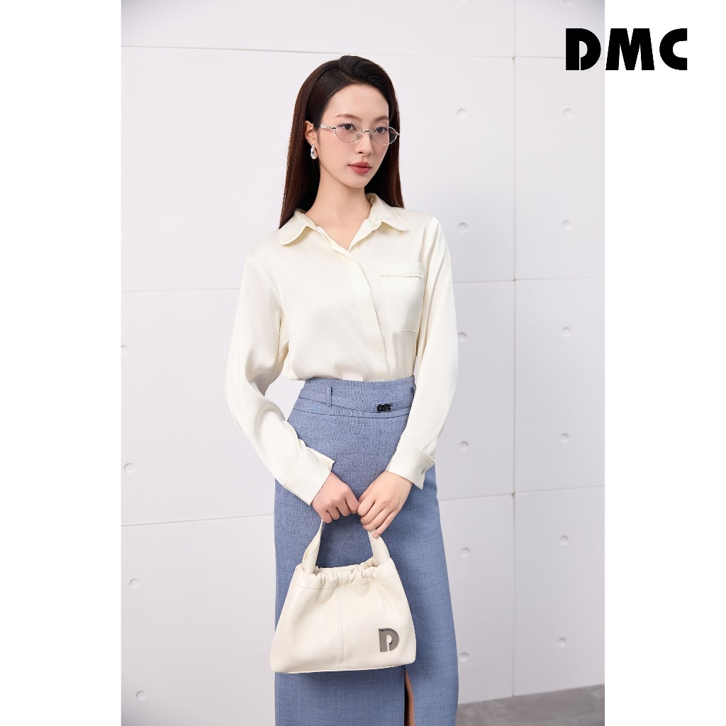 Chân váy tuytsi dáng bút chì DMC (Blue Tuytsi Pencil Skirt)