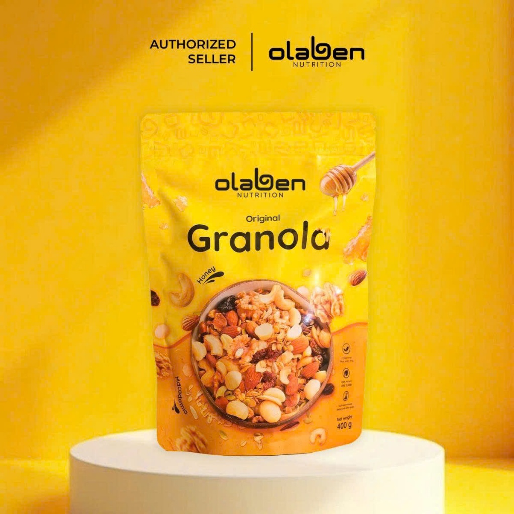 ✅ [CHÍNH HÃNG] Hạt ngũ cốc Granola Olaben Nutrition 400gam