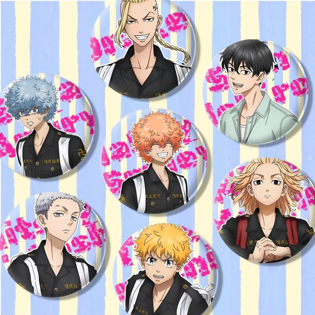 Huy Hiệu Cài Áo Anime - Tokyo Revengers - Badge, Pin Cài Áo, Balo In Hình Anime Manga