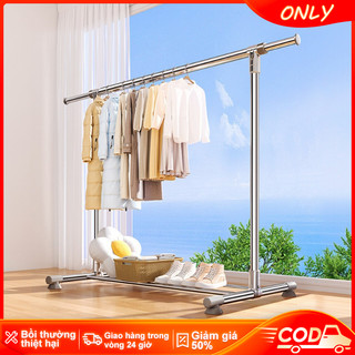 ONLY Giá Treo Quần Áo Inox Cây Phơi Quần Áo Chiều Dài Có Thể Điều Chỉnh Kệ Treo Quần Áo Vật Liệu Chất Lượng Cao