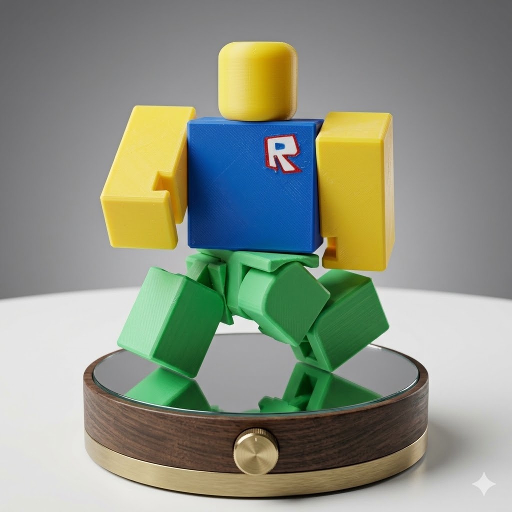 Đồ Chơi Mô Hình 3D Roblox Forsaken Noob Có Khớp Tay Cao 12Cm
