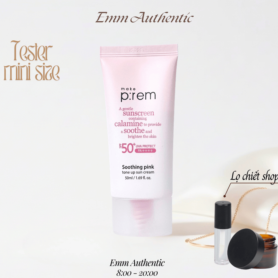 [CHIẾT CHÍNH HÃNG/ MINI SIZE] Kem Chống Nắng Vật Lý Make Prem SPF 50+ PA++++