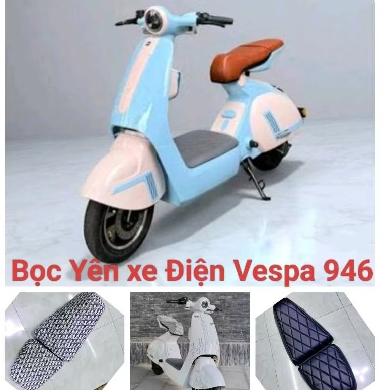 Da Bọc Yên Xe Điện Vespa 946 (Hot)