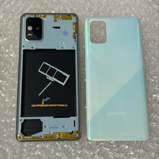 Bộ vỏ samsung A71 có phím bấm ,khay sim, kính camera