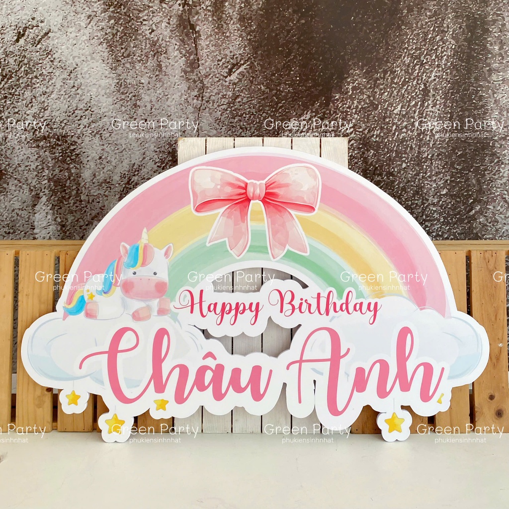 Bảng Tên Thôi Nôi Sinh Nhật Cho Bé Trai | Bé Gái