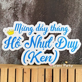 Bảng Tên Thôi Nôi Sinh Nhật Cho Bé Trai | Bé Gái