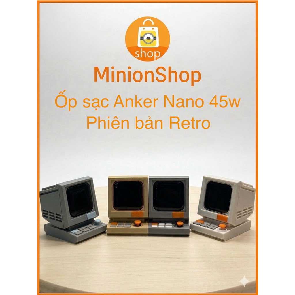 Ốp sạc Anker Nano 45w Retro