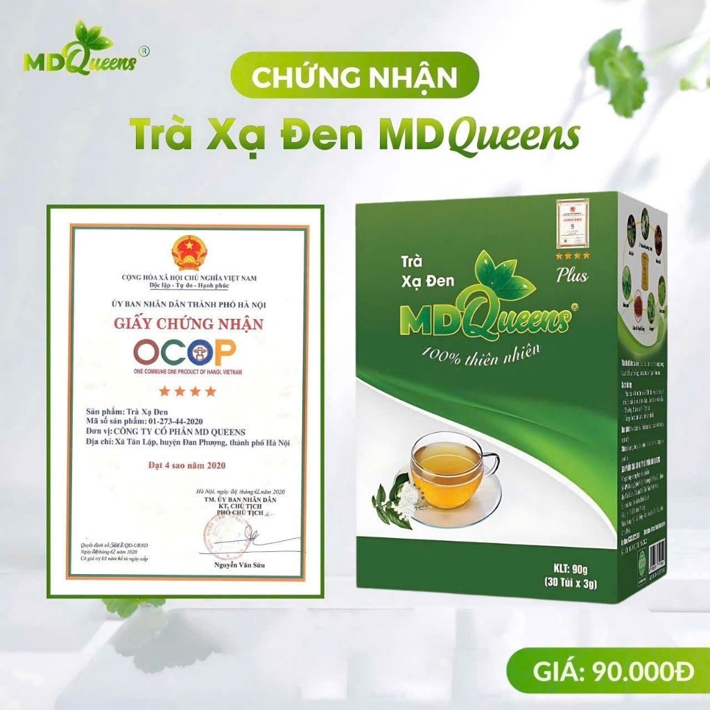 Trà Xạ Đen MDQueens - Trà Túi Lọc