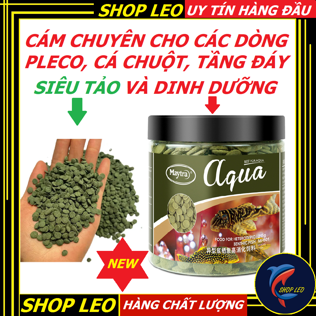 THỨC ĂN CHUYÊN DỤNG CHO CÁ PLECO - cá tầng đáy- Cám cá chuột