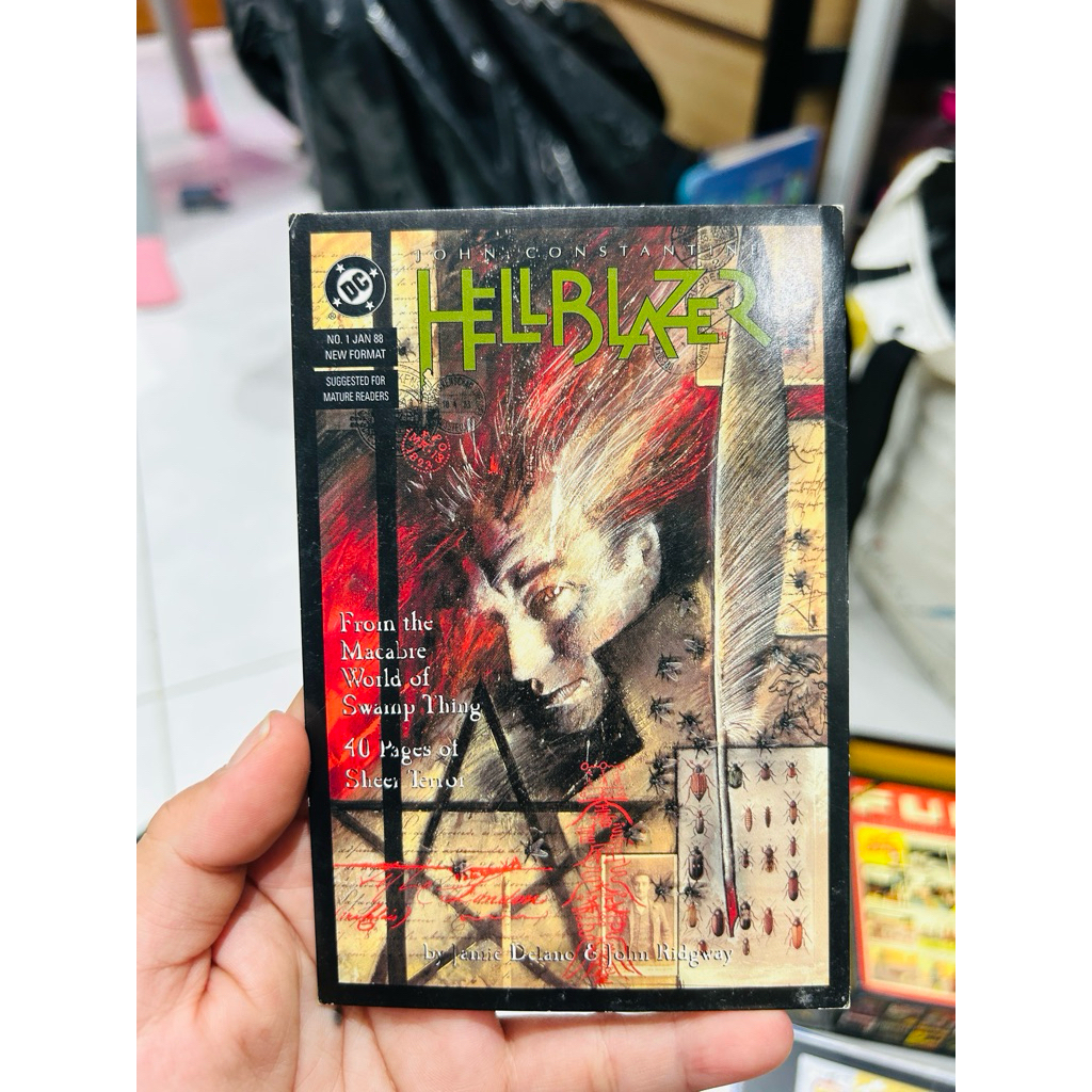 Bưu thiếp Postcard of DC Comic Book Cover John Constantine Hellblazer
