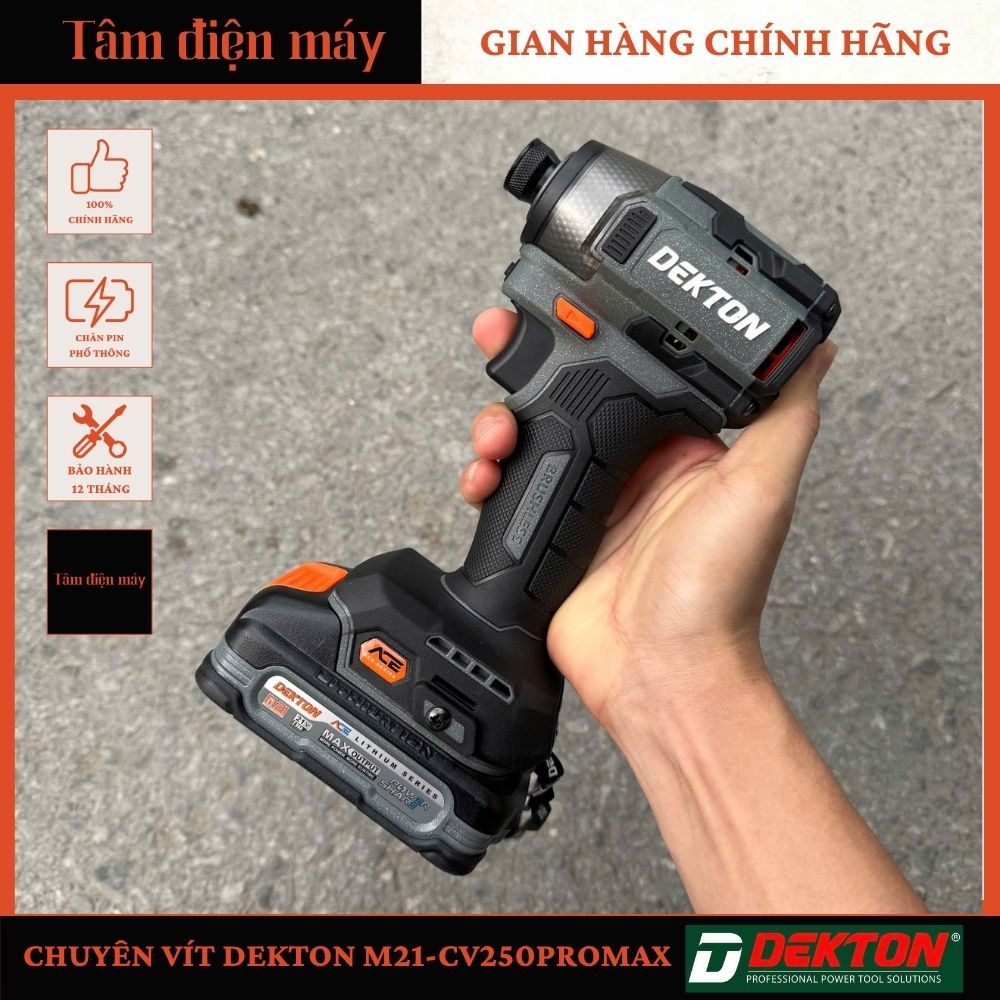 DEKTON [CHÍNH HÃNG] Chuyên Vít GEN4 Dekton M21 CV250 PROMAX