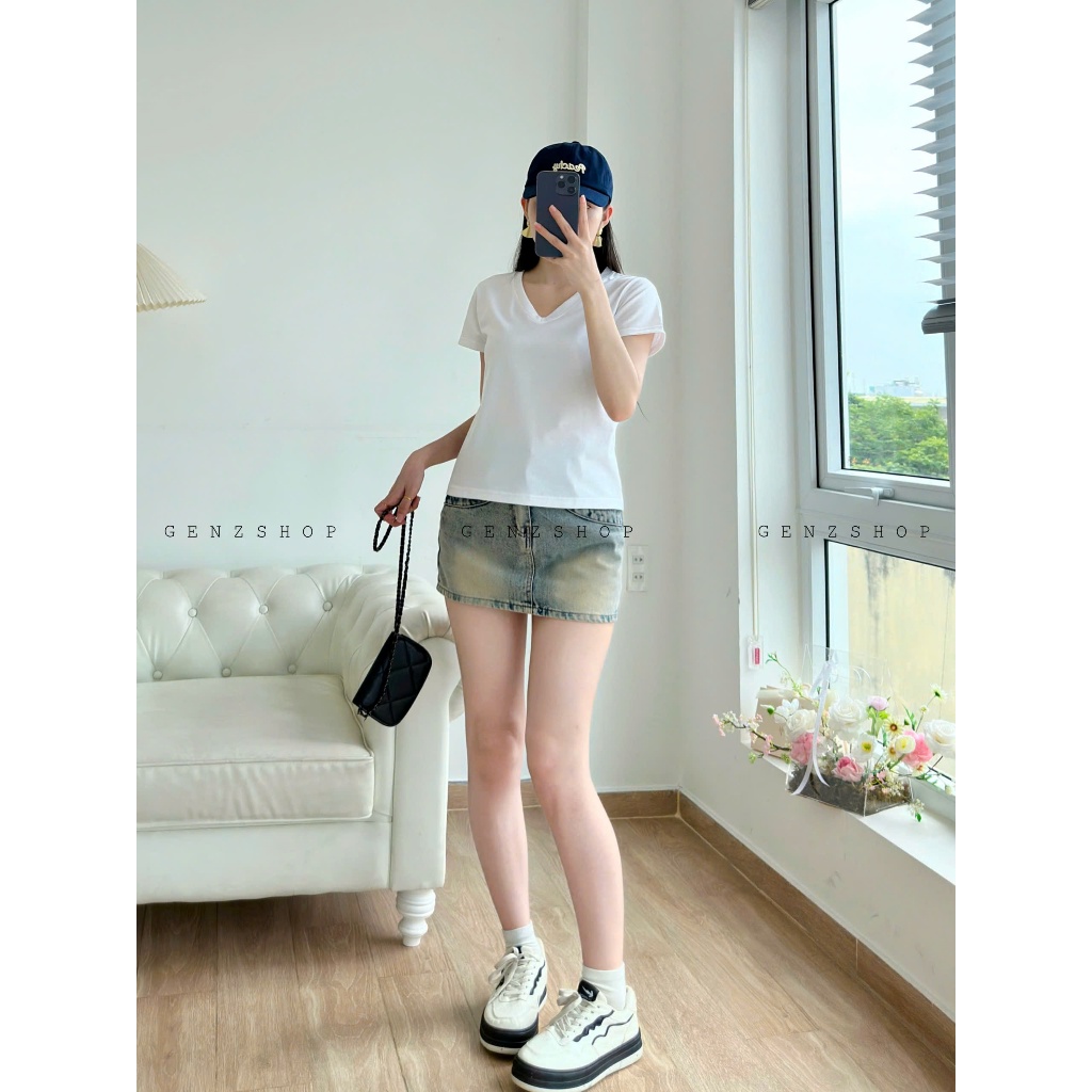 ÁO THUN  BABYTEE Cổ Tim Trơn DỄ PHỐI ĐỒ COTTON MỀM MỊN ĐI HỌC, ĐI LÀM, ĐI CHƠI 2026 | BigBuy360 - bigbuy360.vn