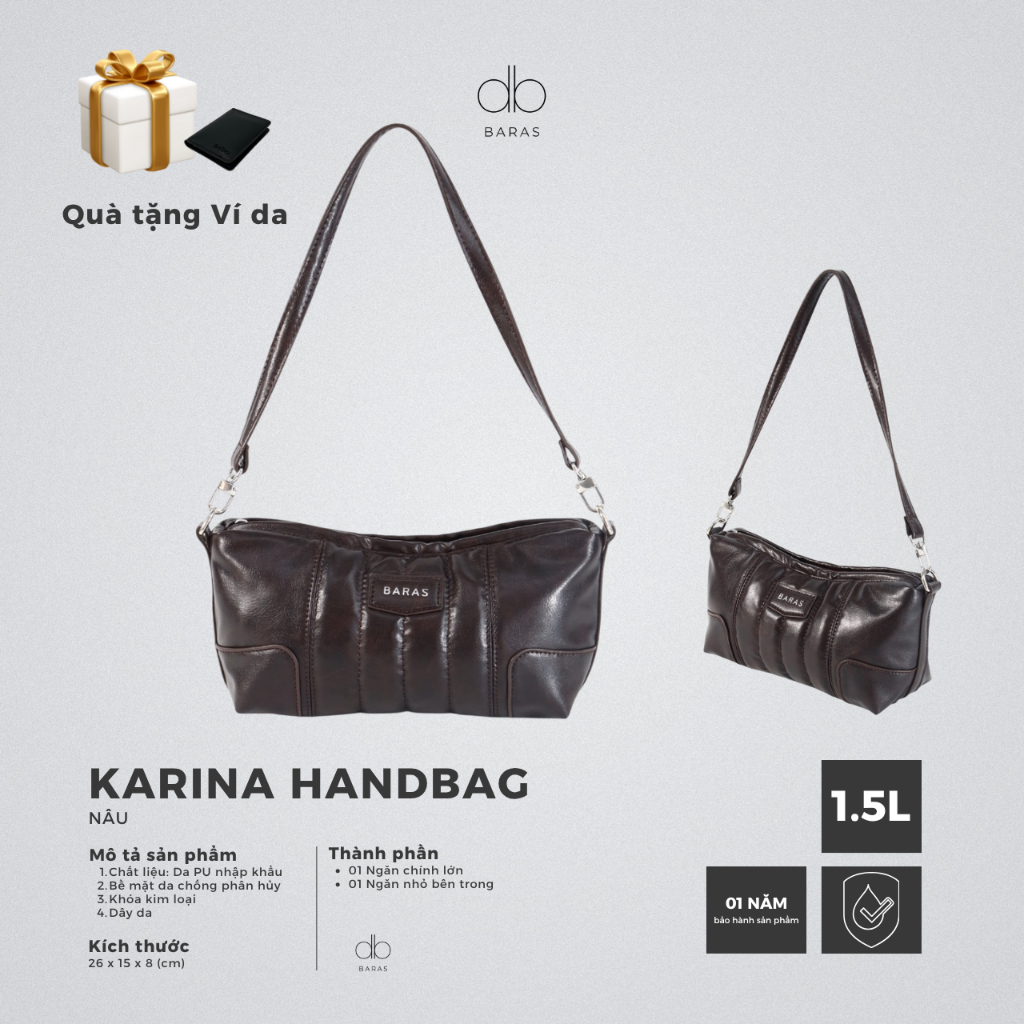 Túi xách nữ Karina HandBag - BARAS VIETNAM - Túi xách nữ thời trang