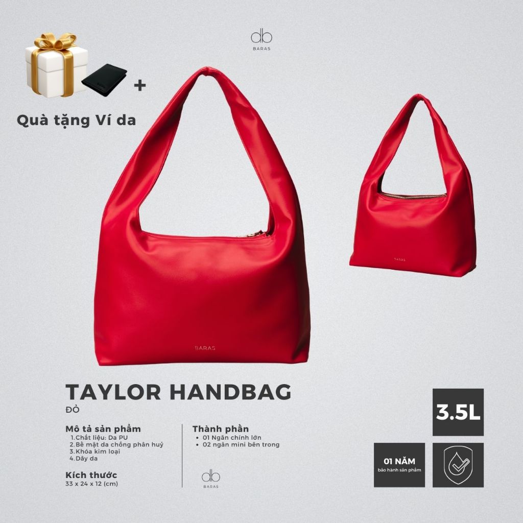 Túi xách da nữ Taylor Handbag thời trang - BARAS VIETNAM - Túi xách nữ đeo vai
