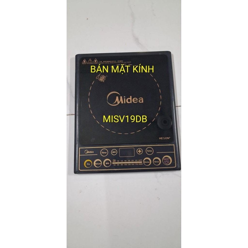 Mặt kính bếp từ Midea MISV19DB