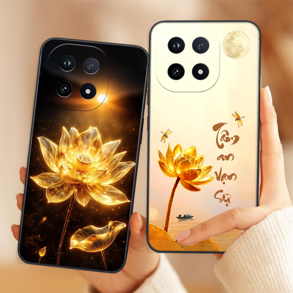 Ốp lưng nhựa cho VIVO IQ00 15 in hình bông sen ,cha mẹ, chữ lộc PHÚ QUÝ
