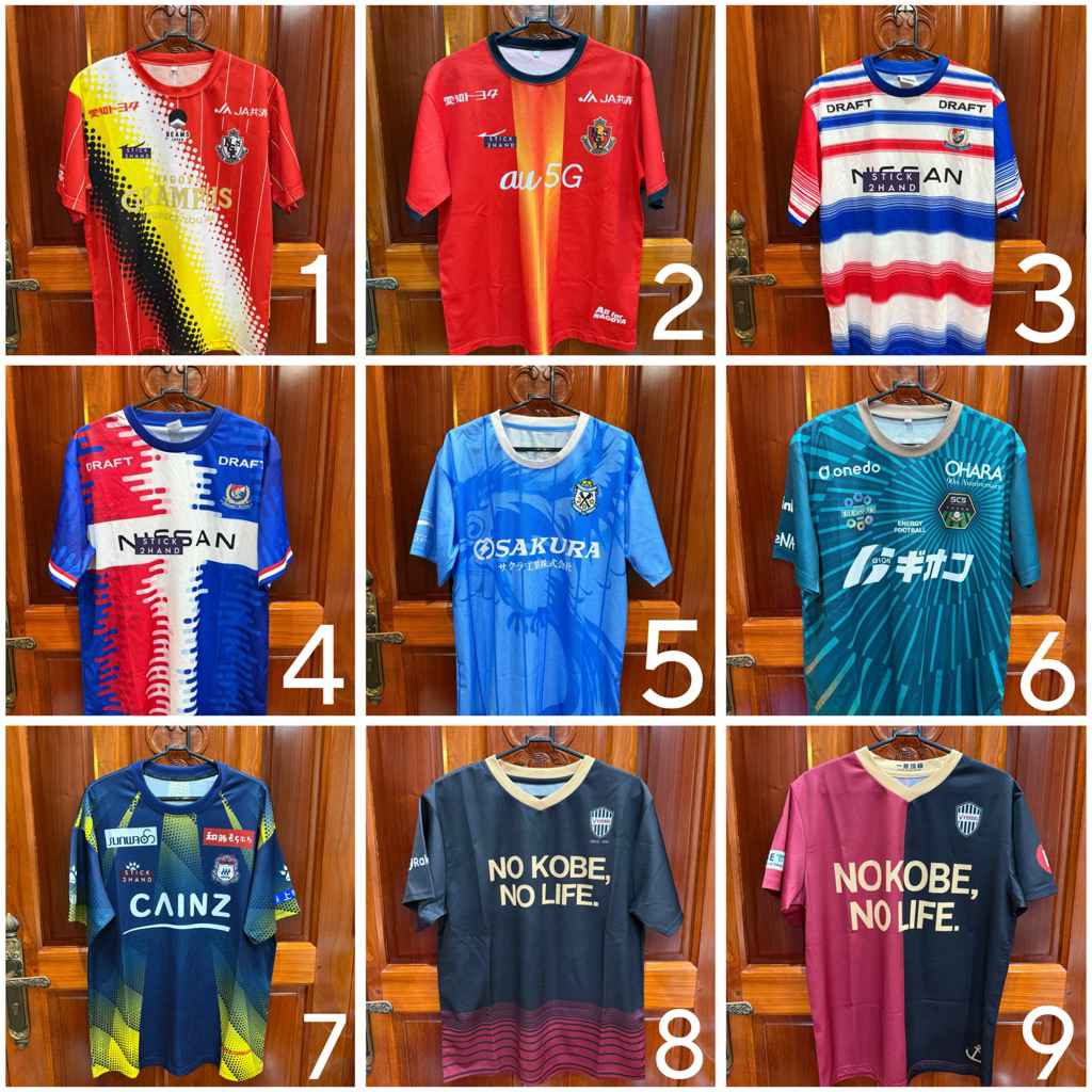 [GIỎ 4] ÁO FAN CỦA CÁC CLB BÓNG ĐÁ J-LEAGUE (NHẬT) - CHÍNH HÃNG - 2HAND