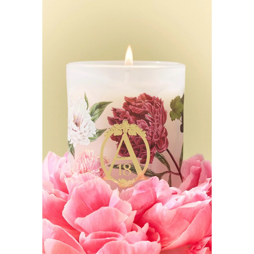 Nến thơm Anthropologie 18 Peony Blush black currant fresh peony vetiver VNXK hũ thủy tinh botanical
