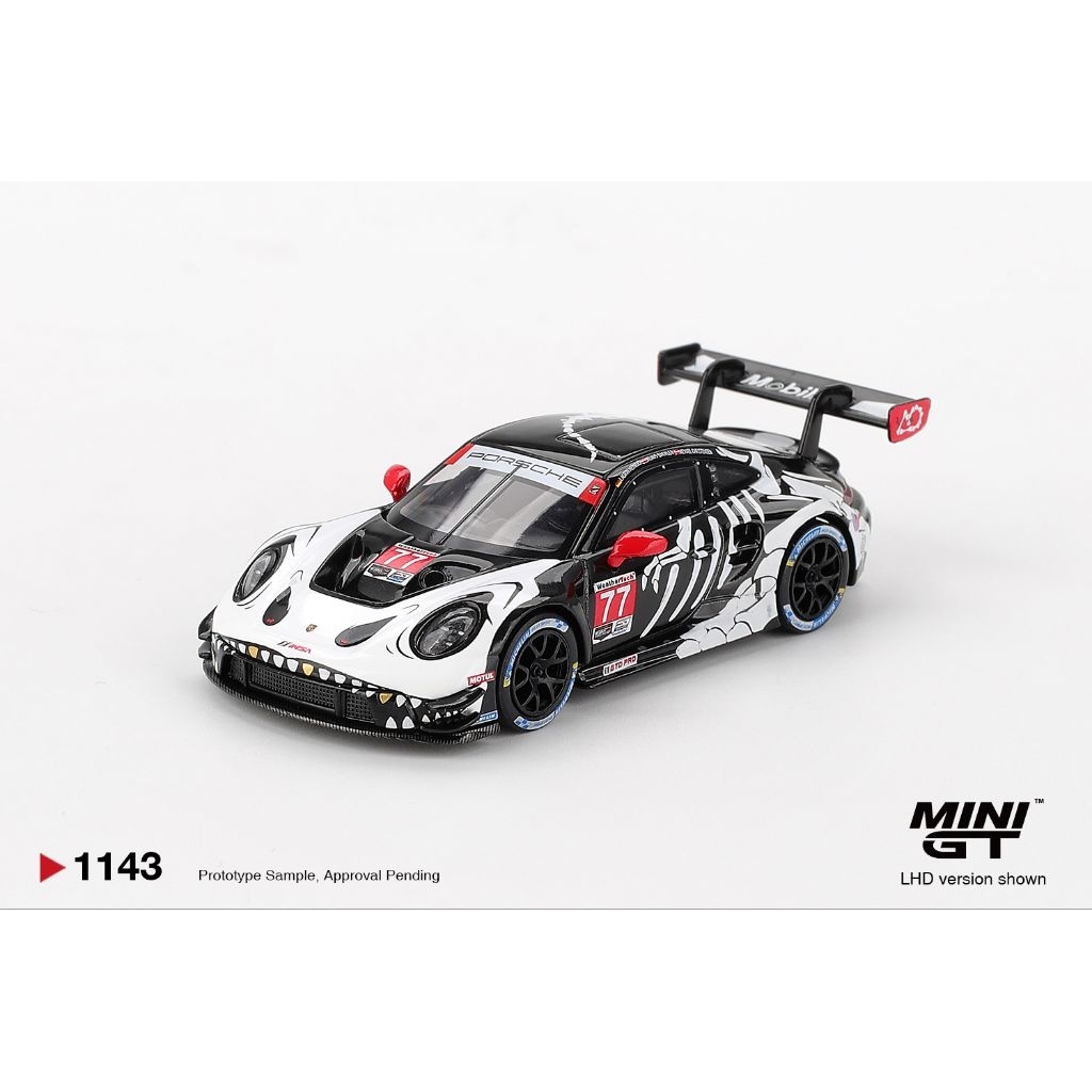 [XESAMSET]mô hình xe đua Mini GT Porsche 911 GT3 R #77 AO Roxy