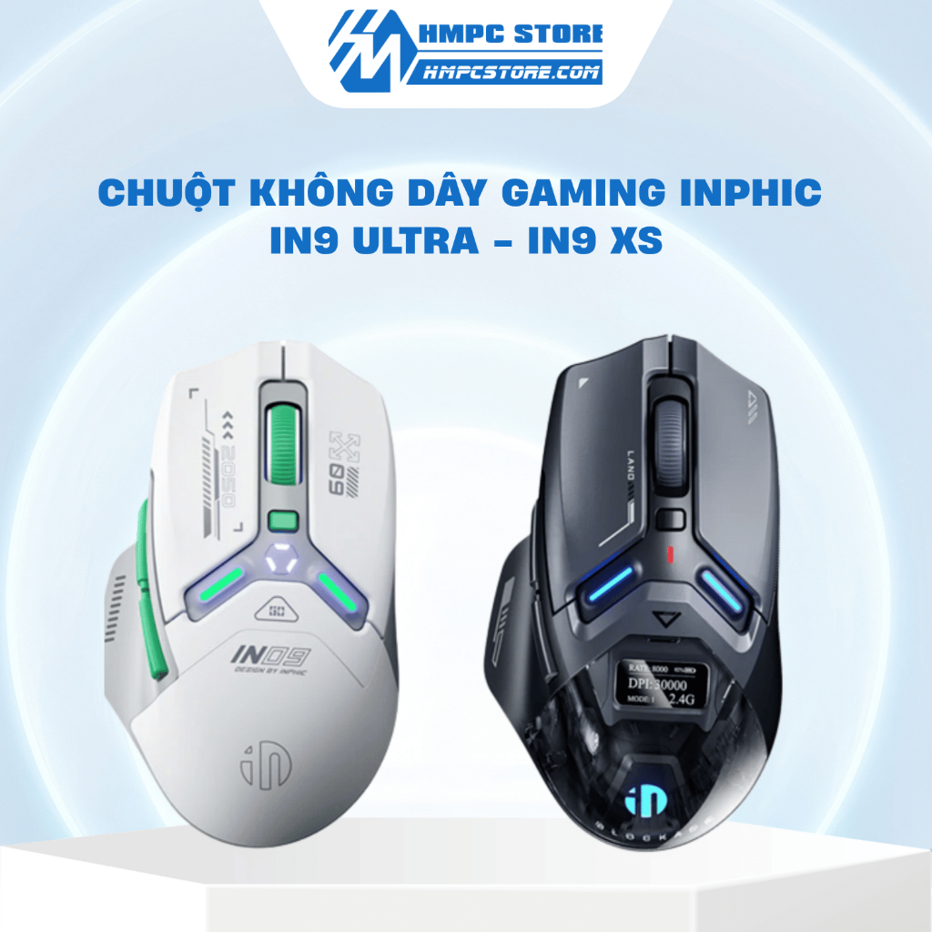 [ Hàng chính hãng ] Chuột không dây Gaming INPHIC IN9 ULTRA - IN9 XS | Bảo hành 12 tháng