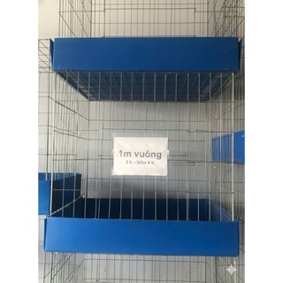 Lồng Gà 1m Vuông Cao 1m, 1m2, 1m5 Kẽm 2.8li, 3Li Viền Đứng 4 Li, Full 3.5li