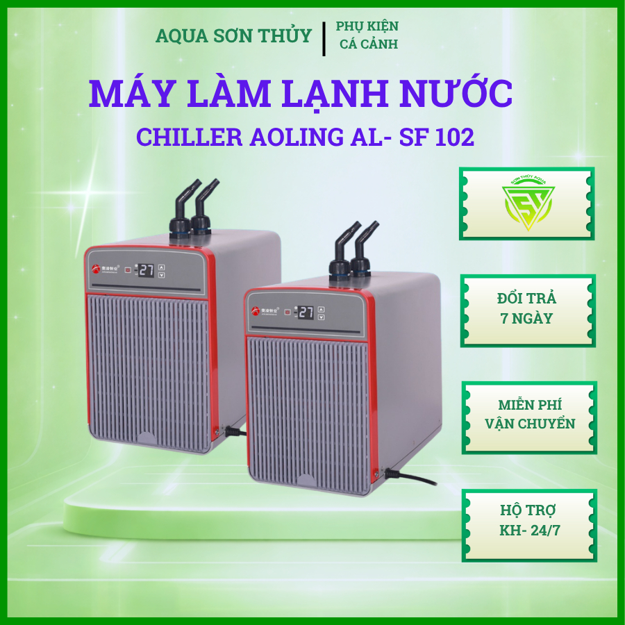 CHILLER AOLING AL- SF 102 - MÁY LÀM LẠNH NƯỚC  SỬ DỤNG CHO HỒ CÁ BIỂN VÀ NƯỚC NGỌT