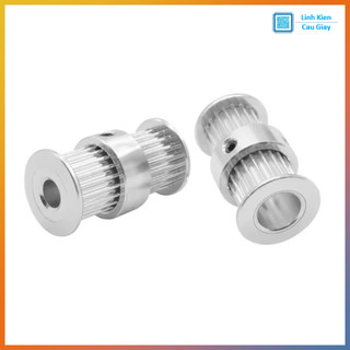Puly GT2 đôi - 20 răng trục 5/8 mm