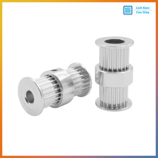 Puly GT2 đôi - 20 răng trục 5/8 mm